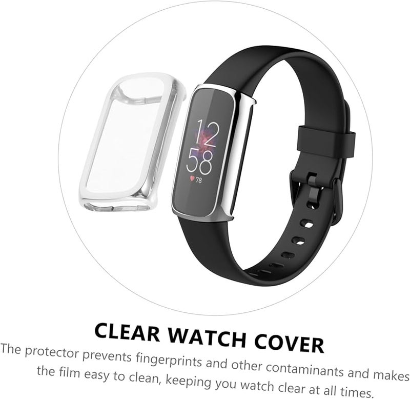 Balacoo 2Pcs TPU Rugged Watch Case Full Coverage Scratch Resistant for Luxe Series - Image 3